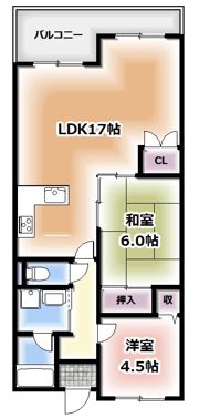 長楽ビルの間取り画像