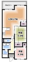 長楽ビルの間取り画像