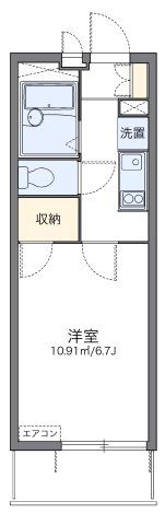 レオパレス並木の間取り画像