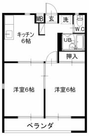 エステートピアみしまやⅤの間取り画像