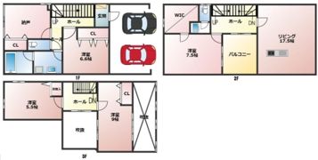 表町3丁目戸建の間取り画像
