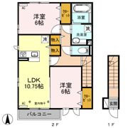 エステイトZEN Bの間取り画像