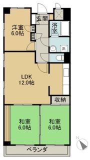 ルミエールⅡ己斐本町の間取り画像