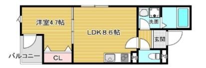 La-Crea曽根の間取り画像
