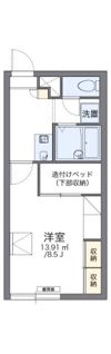 レオパレスサーヤノードの間取り画像