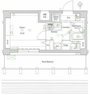 エルフラット南品川の間取り画像