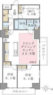 Brillia ist 東雲キャナルコートの間取り画像