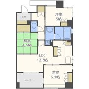 ラ・ヴィータ日本橋の間取り画像