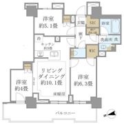 Brillia Tower 聖蹟桜ヶ丘 BLOOMING Rの間取り画像