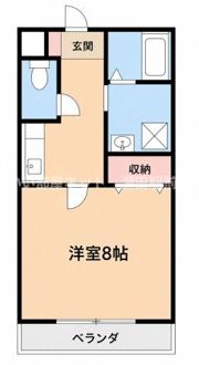 レイクパレスゼゼの間取り画像