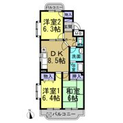 ヴァンベール新舞子の間取り画像