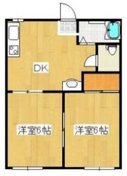 ドミールひろきの間取り画像
