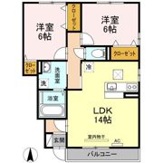 ウェスティ一色 C棟の間取り画像