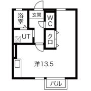 ピアニーフィールドA棟の間取り画像