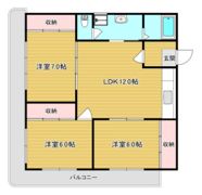 パークサイド伊島の間取り画像