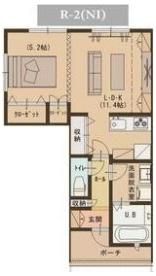 ユーソニアン・ひ生Bの間取り画像