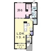 ソルティーロ．Nの間取り画像