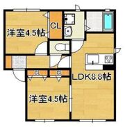 レフィナード五番街 A棟の間取り画像