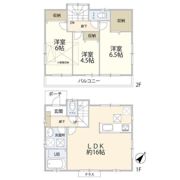 調布市深大寺東町1丁目住宅の間取り画像