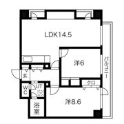 阪神ハイグレードマンション5番館の間取り画像