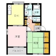 カルムF A棟の間取り画像