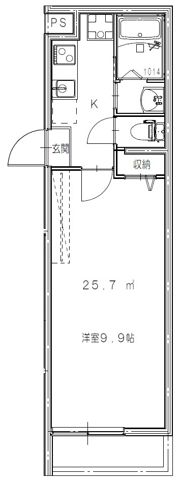 アークリード由美浜の間取り画像