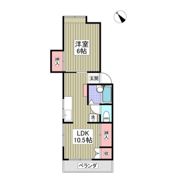 フラワーハイムⅠの間取り画像