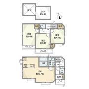 国領町戸建の間取り画像