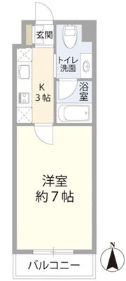 フラットの間取り画像