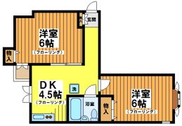 ラポルタイズミの間取り画像
