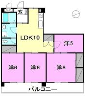 コーポ久枝の間取り画像