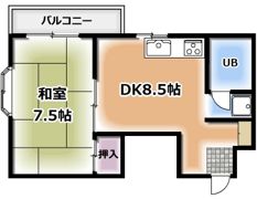 ビルトーエイの間取り画像