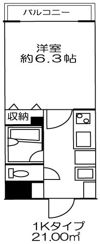 ドミールときわ台の間取り画像