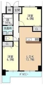 ヒルザコートの間取り画像