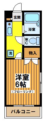 ガーデナ桜上水の間取り画像