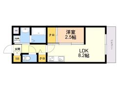 (仮称)PHOENIX千早の間取り画像