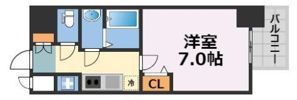 プレサンス心斎橋レヨンの間取り画像