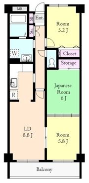 モーニングパーク朝霞の間取り画像