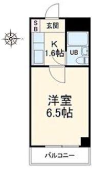 ハイシティ横浜元町の間取り画像