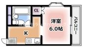 シャトー八坂の間取り画像
