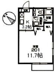 サンビレッジカドの間取り画像