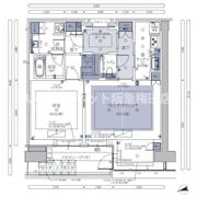 グラングリーン大阪THE NORTH RESIDENCEの間取り画像