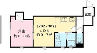 SORA千里の間取り画像