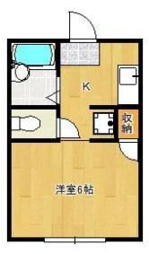 第二宮崎ハイツの間取り画像
