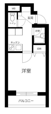 オーク・スクエア八幡山の間取り画像