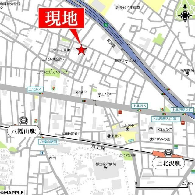 近くに施設あり