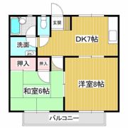 ハイツ宮本A棟の間取り画像