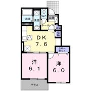 グランベル 和田の間取り画像