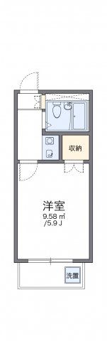 レオパレス洗足池第3の間取り画像