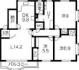 八雲マンションE棟の間取り画像